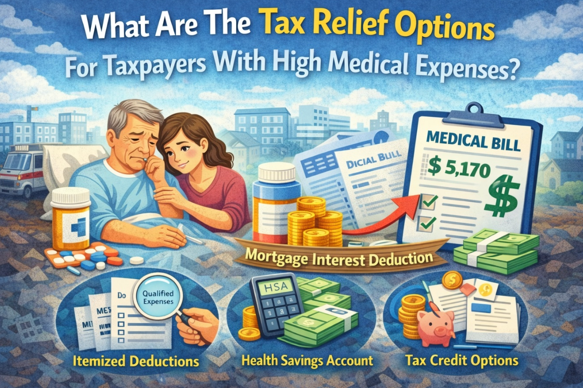 What Are The Tax Relief Options For Taxpayers With High Medical Expenses?